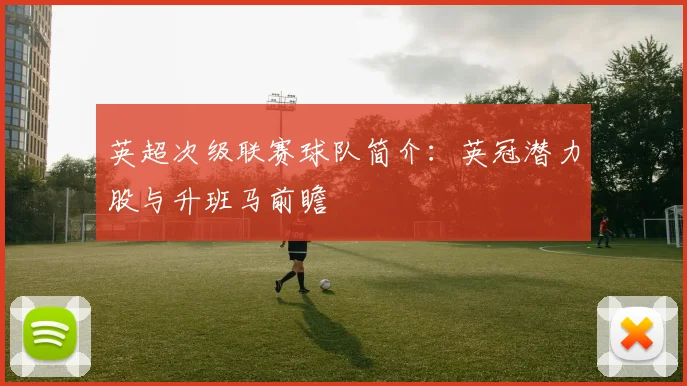 英超次级联赛球队简介：英冠潜力股与升班马前瞻